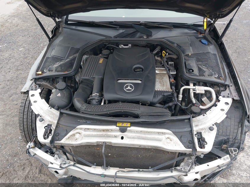 2017 Mercedes-Benz C 300 Luxury 4Matic VIN: 55SWF4KBXHU183661 Lot: 43436265