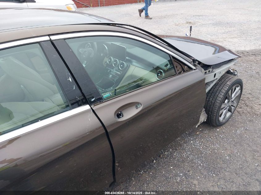 2017 Mercedes-Benz C 300 Luxury 4Matic VIN: 55SWF4KBXHU183661 Lot: 43436265