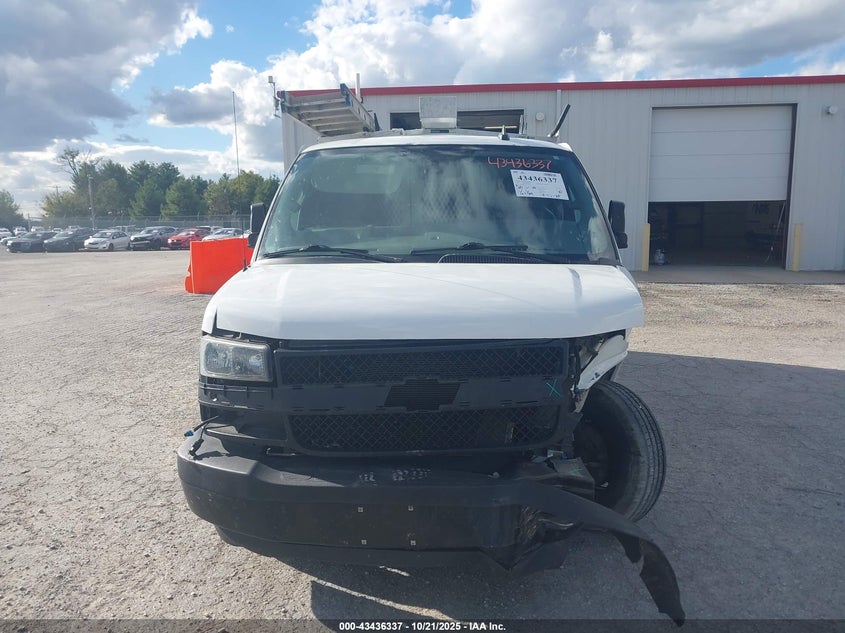 2022 Chevrolet Express Cargo Rwd 2500 Extended Wheelbase Wt VIN: 1GCWGBF72N1286666 Lot: 43436337