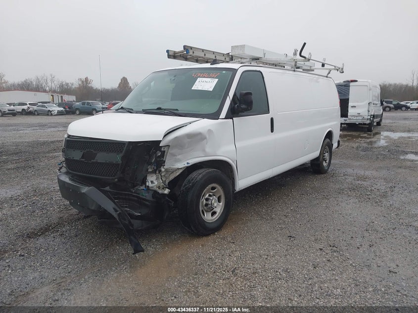 Vin: 1gcwgbf72n1286666, lot: 43931181, chevrolet express cargo rwd 2500 extended wheelbase wt 20222