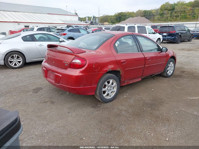 1B3ES56C15D149453 2005 DODGE NEON photo no. 4