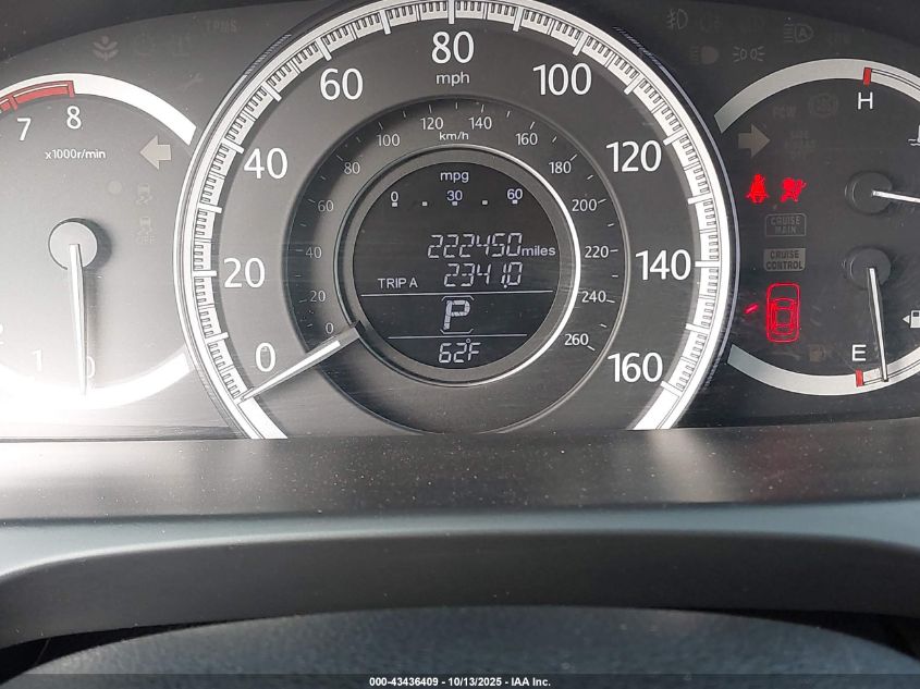 2014 Honda Accord Ex VIN: 1HGCR2F7XEA058610 Lot: 43436409