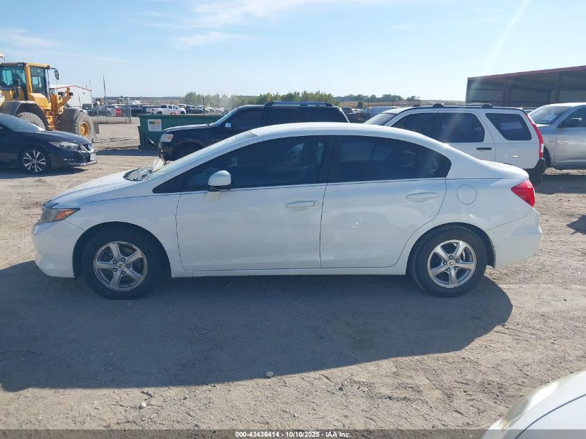 2012 Honda Civic Natural Gas VIN: 19XFB5F50CE000807 Lot: 43436414
