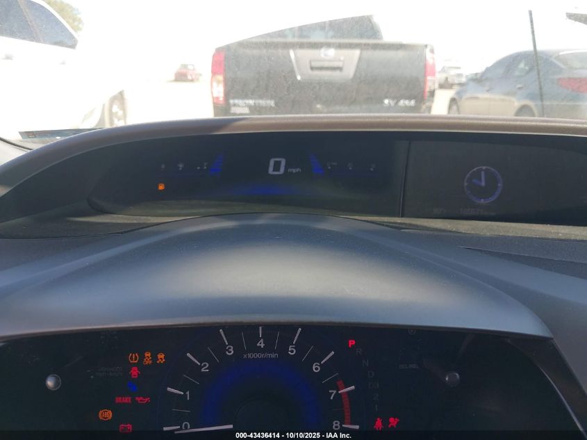 2012 Honda Civic Natural Gas VIN: 19XFB5F50CE000807 Lot: 43436414