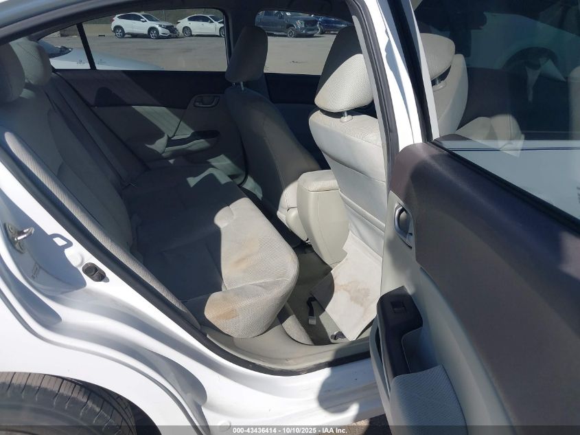 2012 Honda Civic Natural Gas VIN: 19XFB5F50CE000807 Lot: 43436414