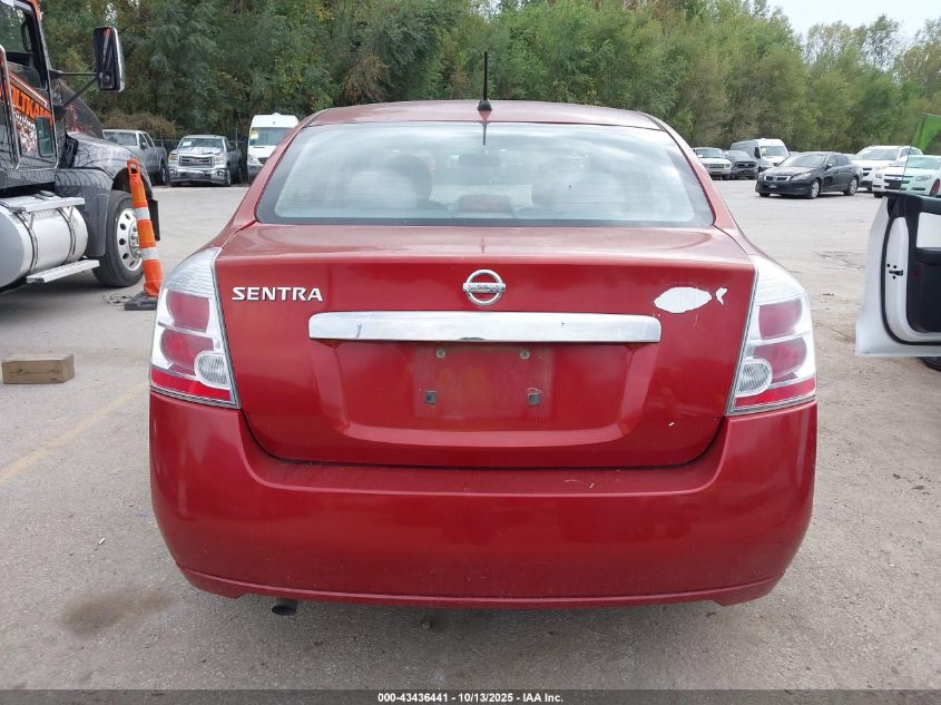 2010 Nissan Sentra 2.0S VIN: 3N1AB6AP4AL724617 Lot: 43436441