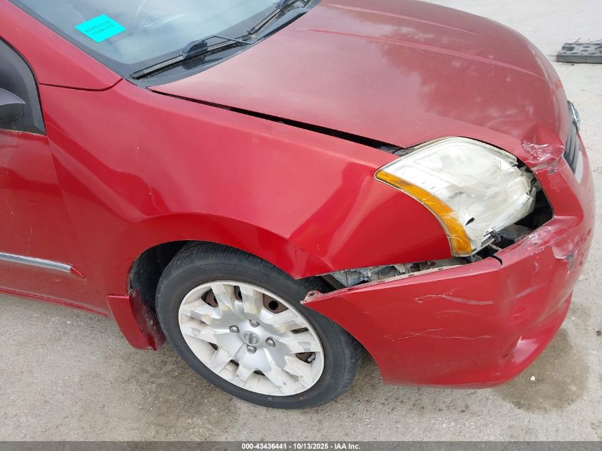 2010 Nissan Sentra 2.0S VIN: 3N1AB6AP4AL724617 Lot: 43436441