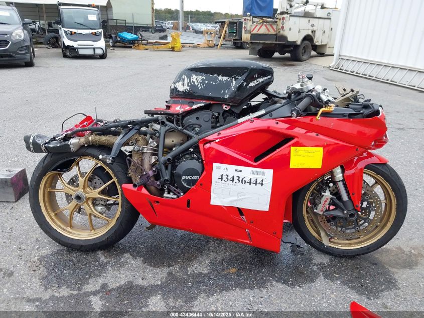 2011 Ducati 848 VIN: ZDM1XBMV5BB016031 Lot: 43436444