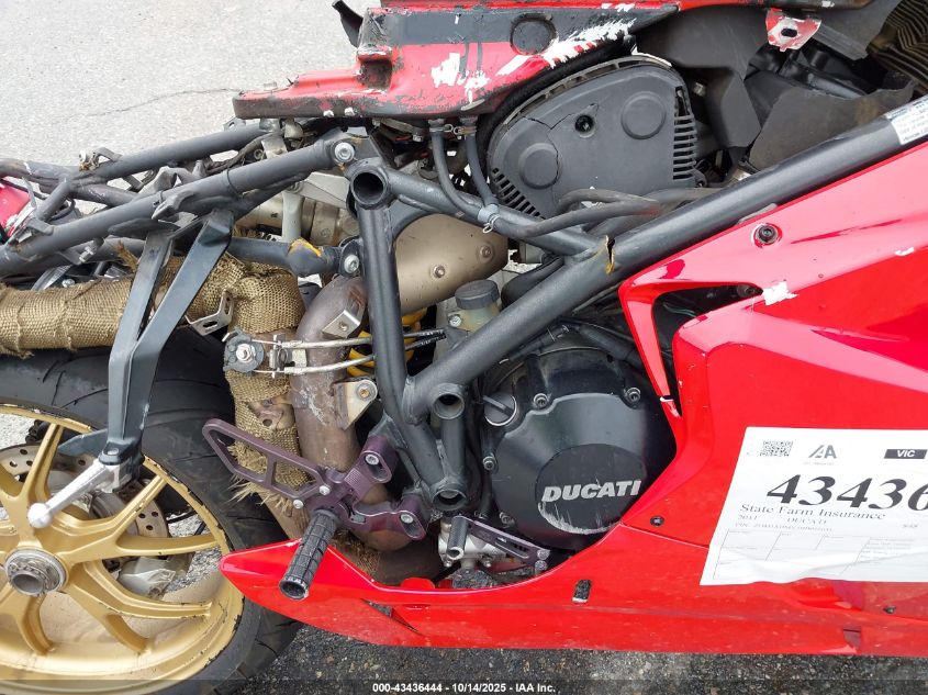 2011 Ducati 848 VIN: ZDM1XBMV5BB016031 Lot: 43436444