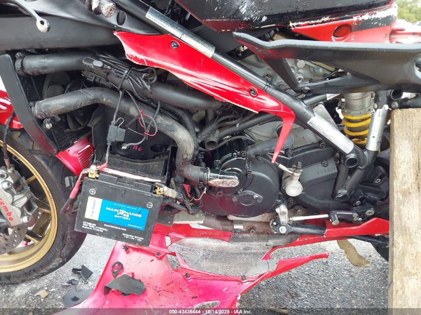 2011 Ducati 848 VIN: ZDM1XBMV5BB016031 Lot: 43436444