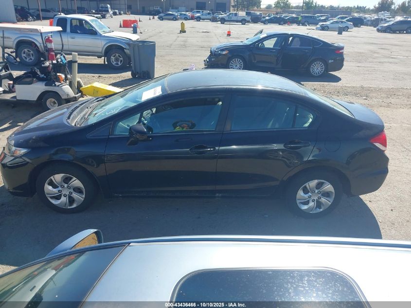 2015 Honda Civic Lx VIN: 2HGFB2F53FH514143 Lot: 43436466