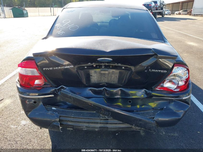 2005 Ford Five Hundred Limited VIN: 1FAHP251X5G125877 Lot: 43436471