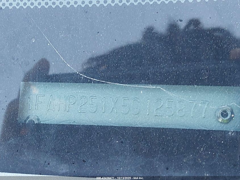 2005 Ford Five Hundred Limited VIN: 1FAHP251X5G125877 Lot: 43436471