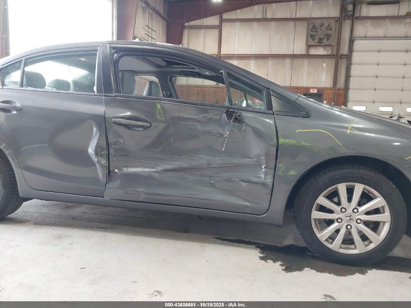 2012 Honda Civic Ex-L VIN: 2HGFB2F93CH549649 Lot: 43436481