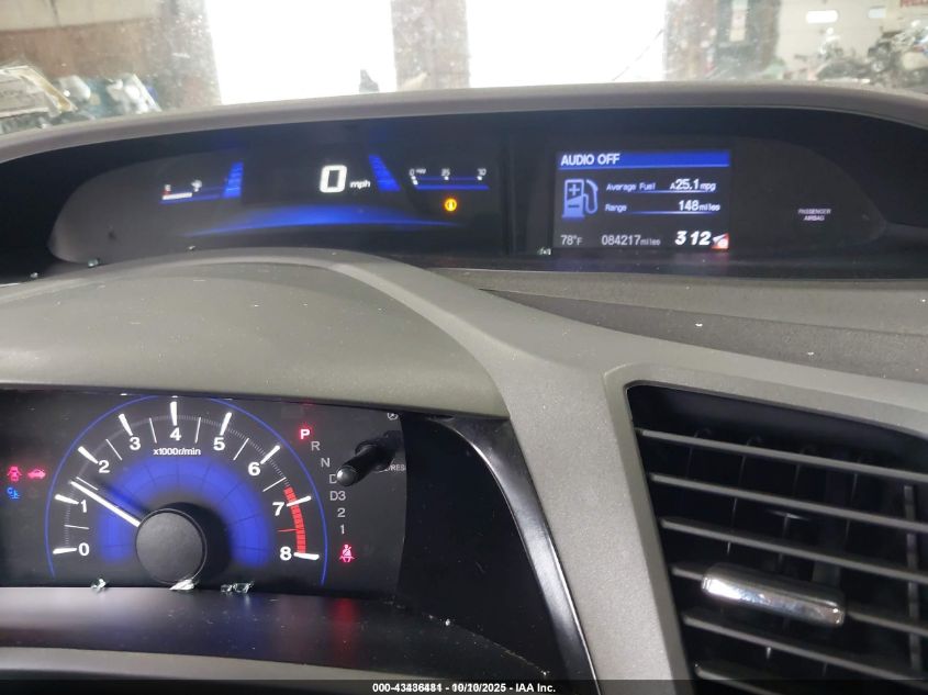 2012 Honda Civic Ex-L VIN: 2HGFB2F93CH549649 Lot: 43436481