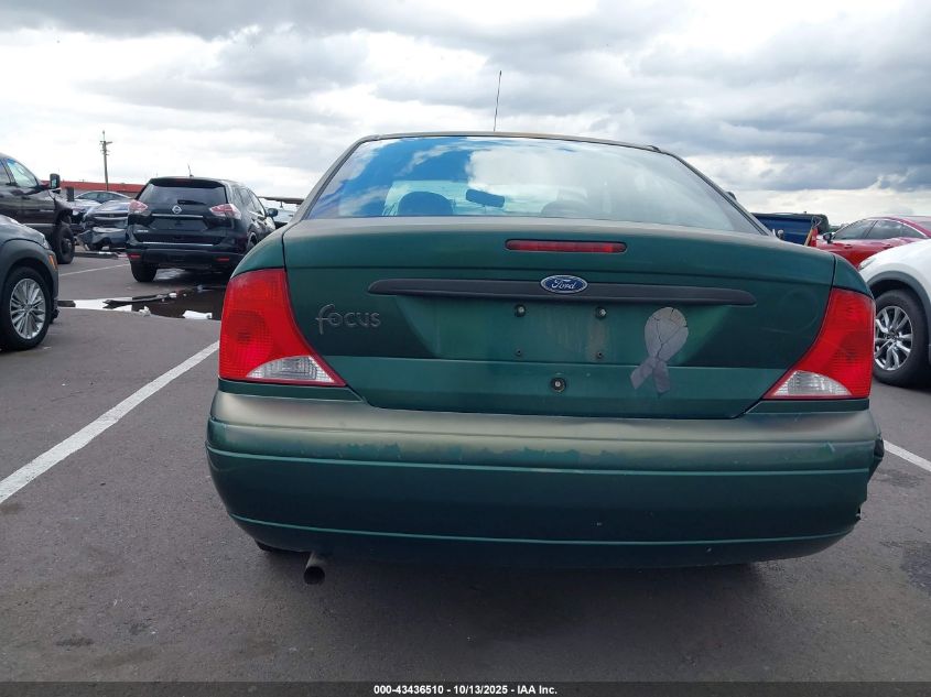 2001 Ford Focus Lx VIN: 1FAFP33PX1W248356 Lot: 43436510