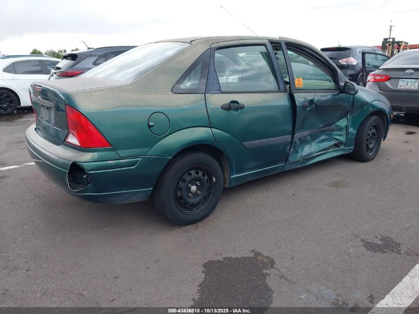 2001 Ford Focus Lx VIN: 1FAFP33PX1W248356 Lot: 43436510