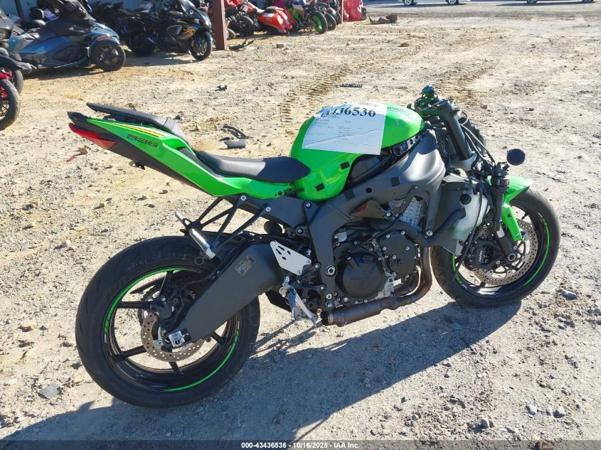 2025 Kawasaki Zx636 K VIN: JKBZXJJ18SA030592 Lot: 43436536