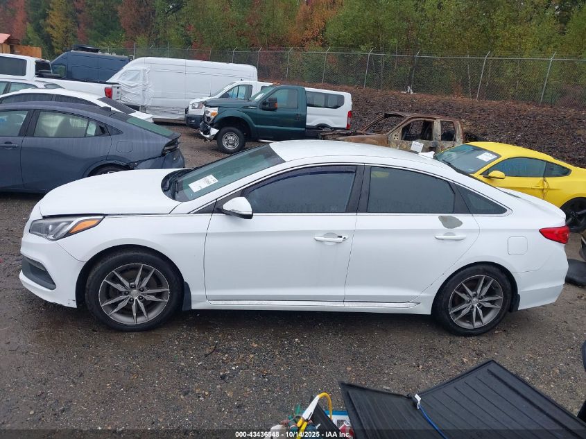 2017 Hyundai Sonata Sport 2.0T VIN: 5NPE34ABXHH464481 Lot: 43436548