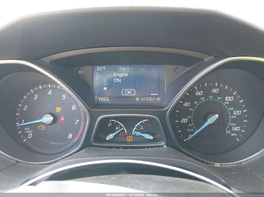 2014 Ford Focus Se VIN: 1FADP3F27EL390243 Lot: 43436551