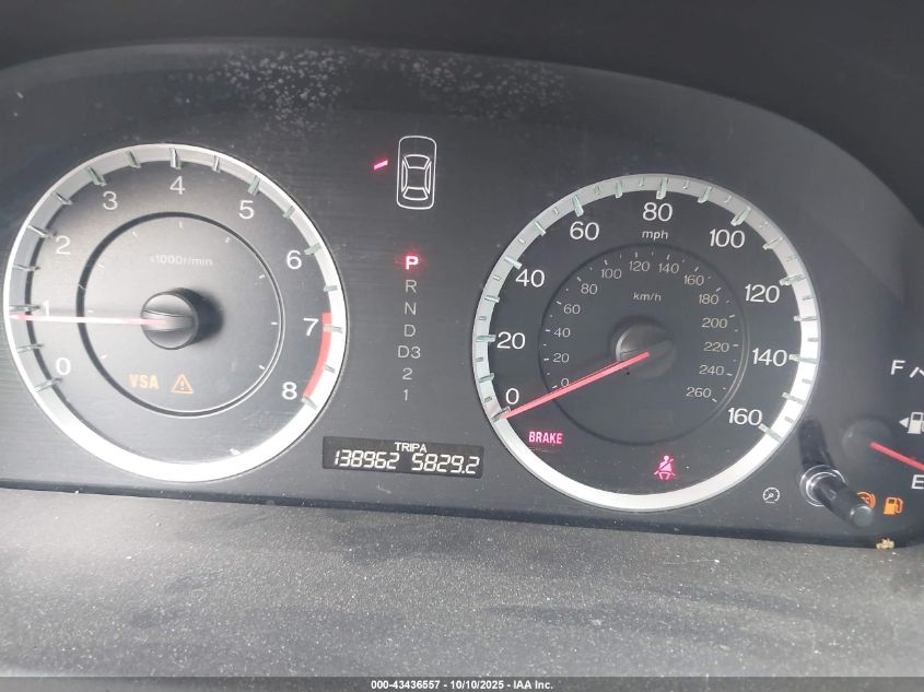 2010 Honda Accord 2.4 Lx-P VIN: 1HGCP2F43AA085993 Lot: 43436557