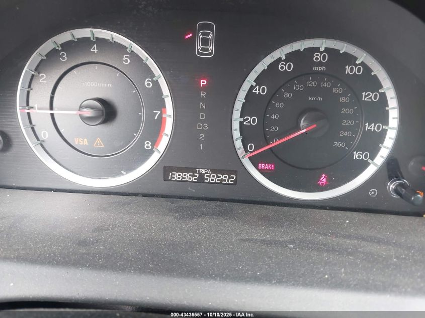 2010 Honda Accord 2.4 Lx-P VIN: 1HGCP2F43AA085993 Lot: 43436557