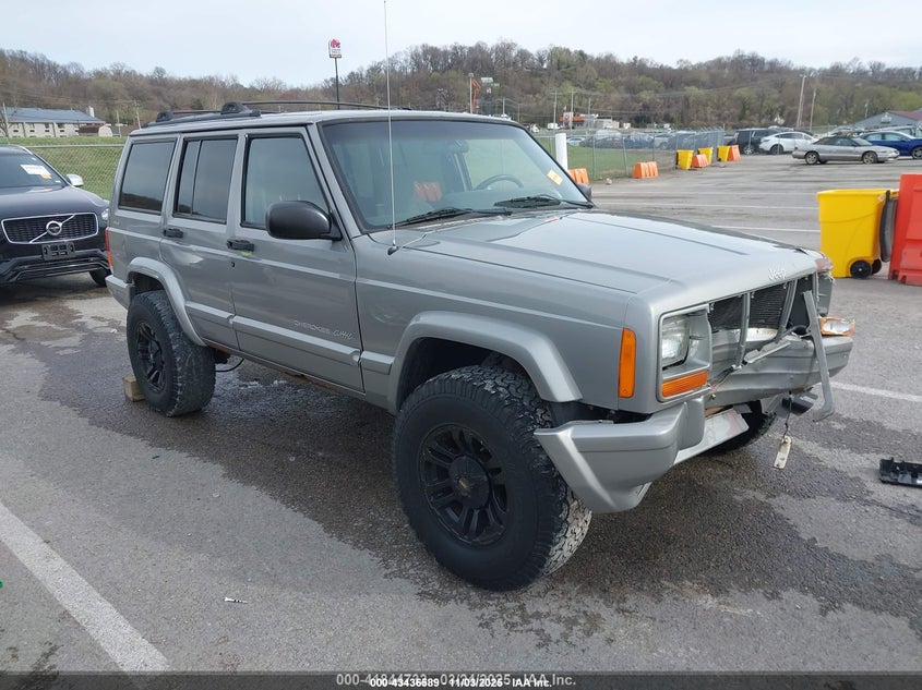 2001 Jeep Cherokee Limited/Sport grey other gasoline 1J4FF58S51L511614 photo #1