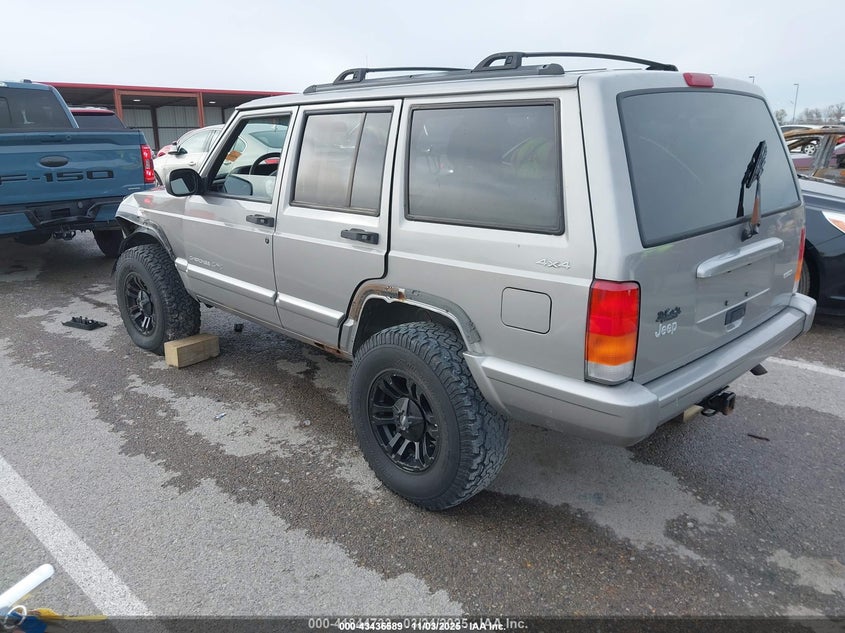 2001 Jeep Cherokee Limited/Sport grey other gasoline 1J4FF58S51L511614 photo #4