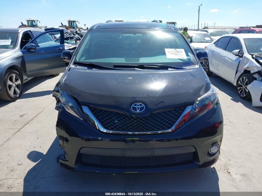 2012 Toyota Sienna Se 8 Passenger VIN: 5TDXK3DC9CS188145 Lot: 43436644