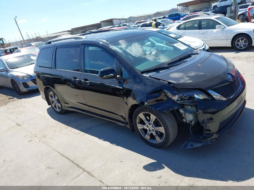 2012 Toyota Sienna Se 8 Passenger VIN: 5TDXK3DC9CS188145 Lot: 43436644