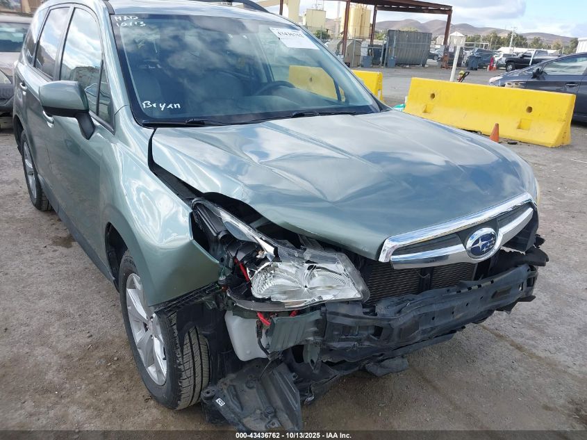 2016 Subaru Forester 2.5I Premium VIN: JF2SJADC4GH413729 Lot: 43436762