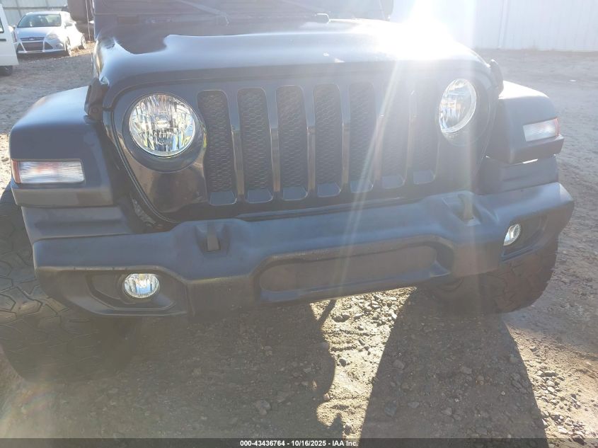 2020 Jeep Wrangler Unlimited Sport 4X4 VIN: 1C4HJXDG3LW202199 Lot: 43436764