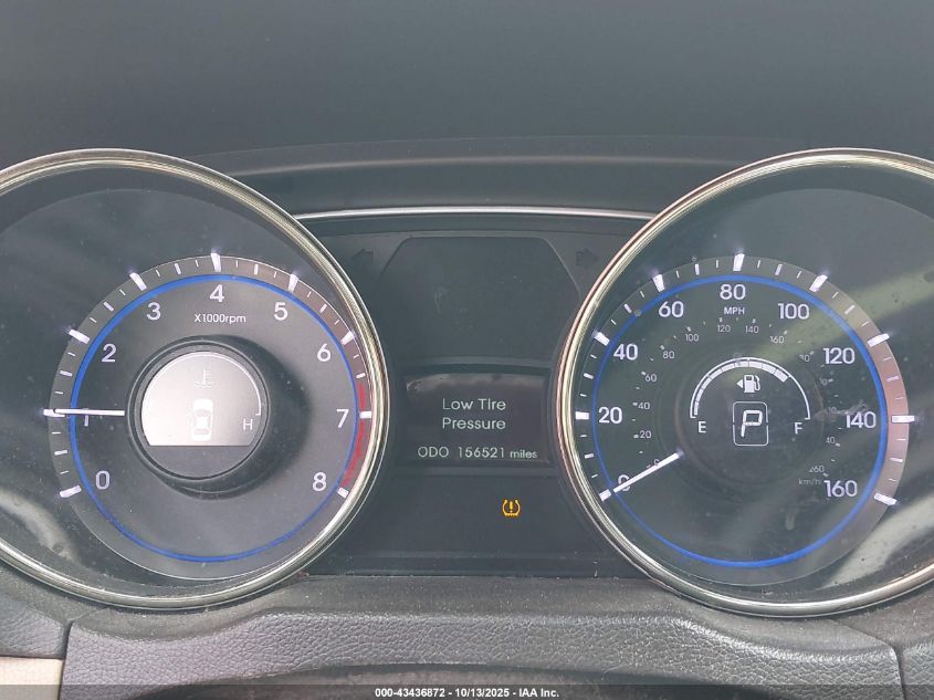 2013 Hyundai Sonata Gls VIN: 5NPEB4AC1DH598009 Lot: 43436872