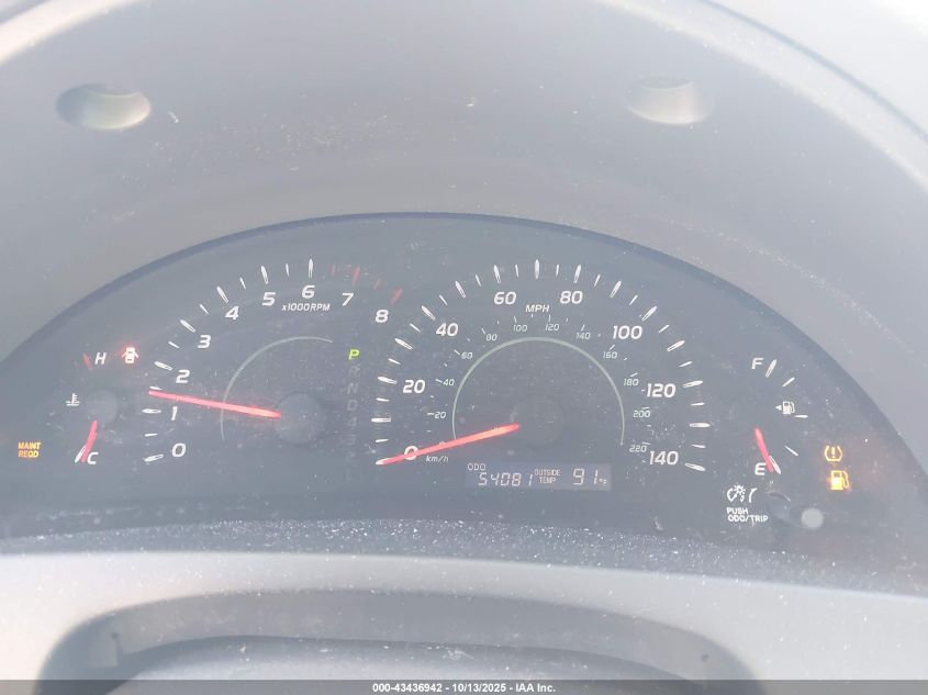 2008 Toyota Camry Le VIN: 4T1BE46K18U757838 Lot: 43436942