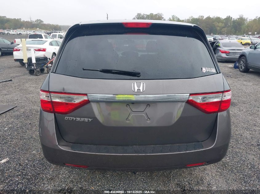 2011 Honda Odyssey Ex-L VIN: 5FNRL5H61BB058496 Lot: 43436968