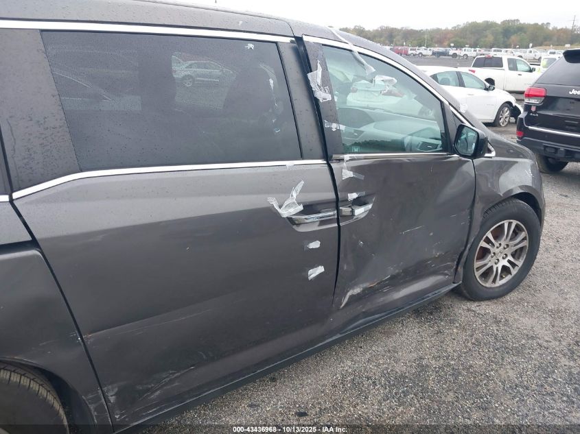 2011 Honda Odyssey Ex-L VIN: 5FNRL5H61BB058496 Lot: 43436968