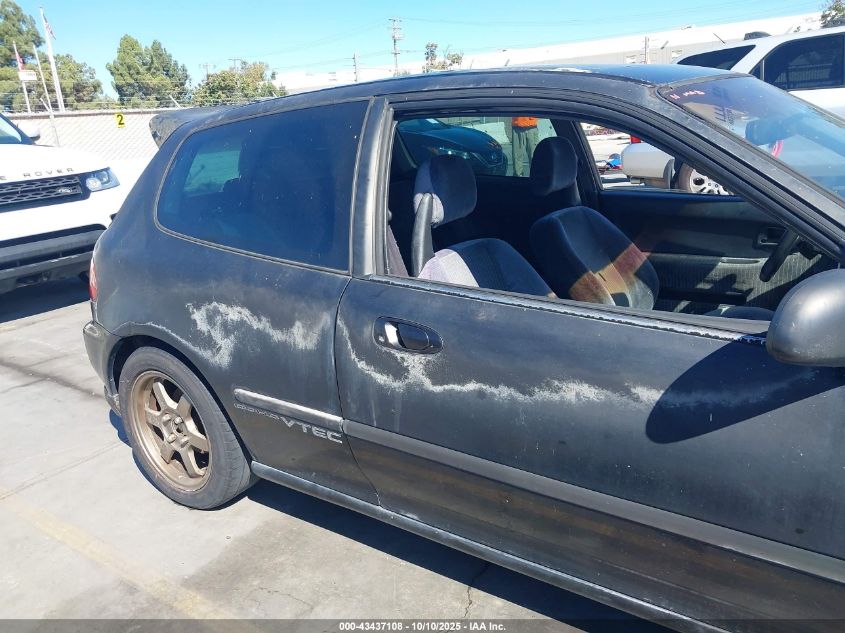 1992 Honda Civic Si VIN: 2HGEH3388NH530996 Lot: 43437108