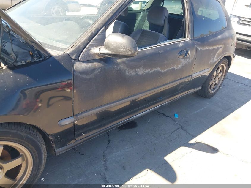 1992 Honda Civic Si VIN: 2HGEH3388NH530996 Lot: 43437108