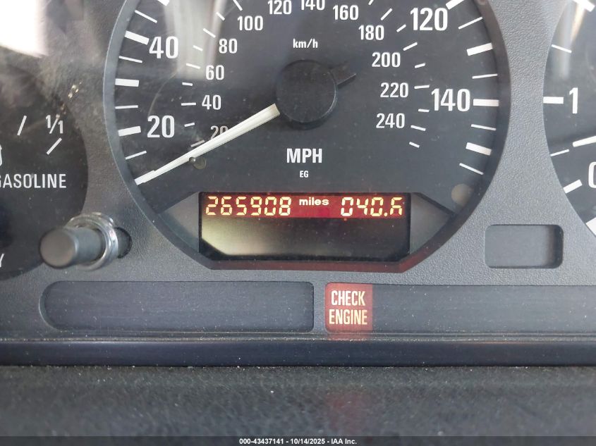 1996 BMW 328 Ic VIN: WBABK7327TET60900 Lot: 43437141