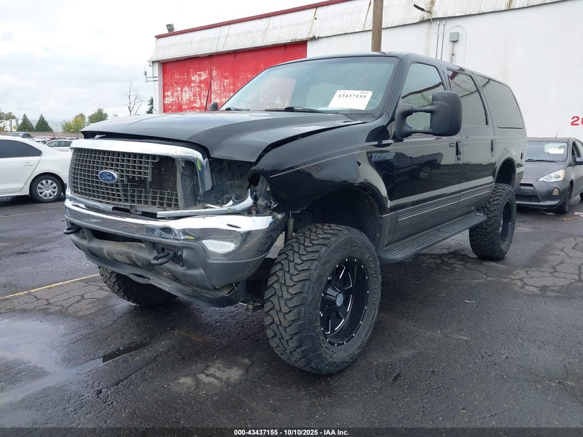 1FMNU41S61EB51975 2001 FORD EXCURSION photo no. 2
