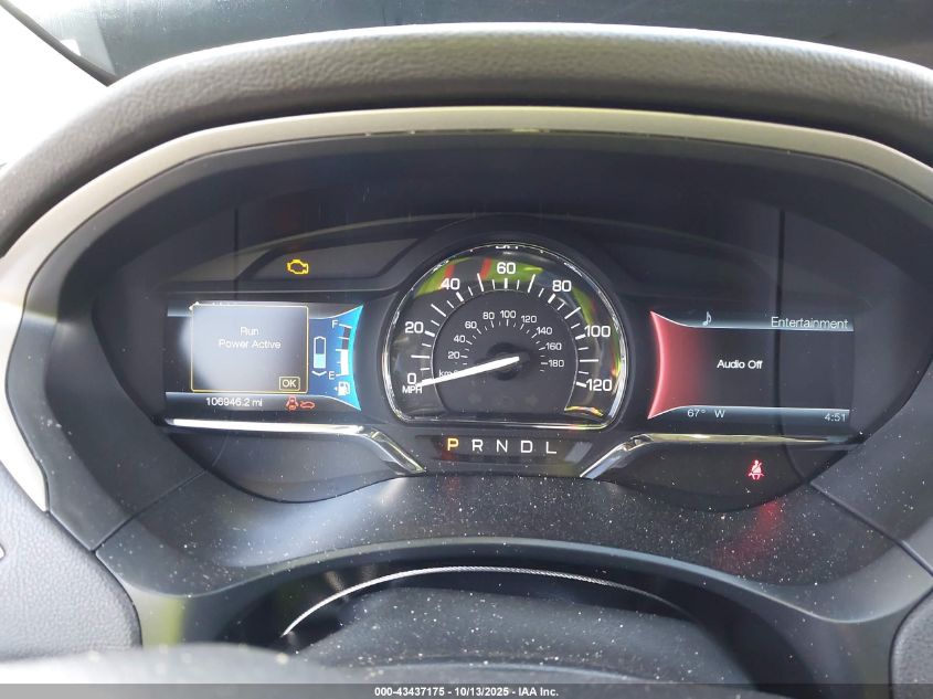 2013 Lincoln Mkz Hybrid VIN: 3LN6L2LU5DR820037 Lot: 43437175