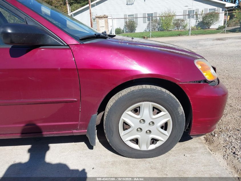 2003 Honda Civic Lx VIN: 2HGES16543H528666 Lot: 43437205