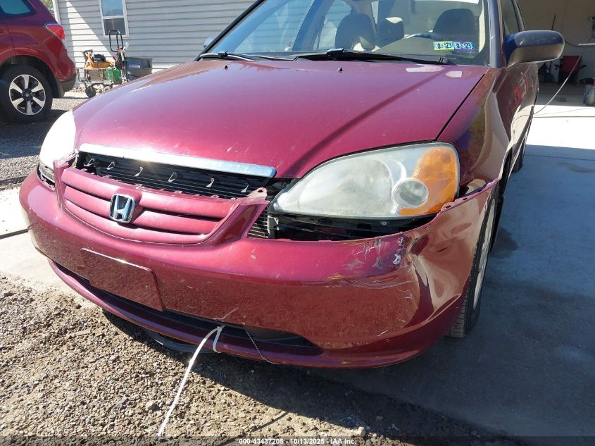 2003 Honda Civic Lx VIN: 2HGES16543H528666 Lot: 43437205