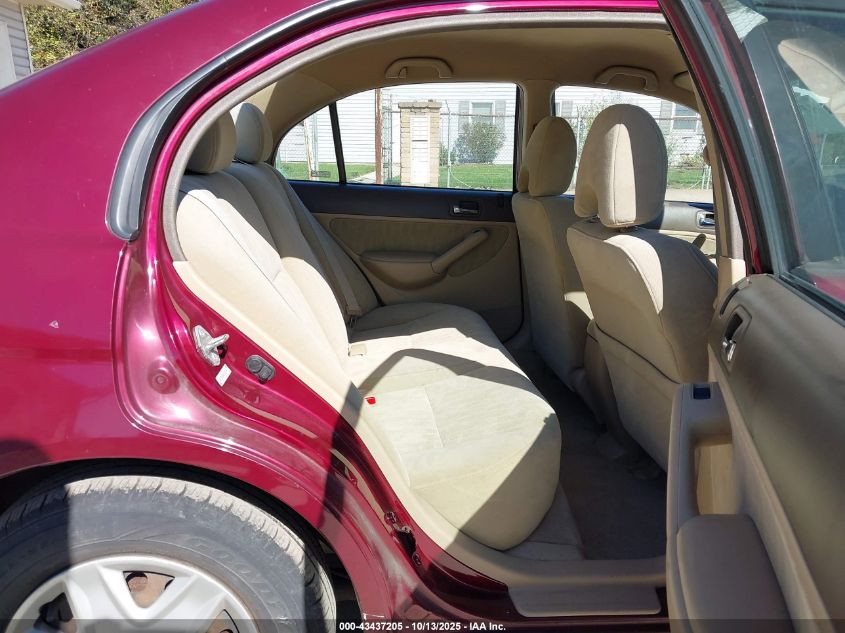 2003 Honda Civic Lx VIN: 2HGES16543H528666 Lot: 43437205