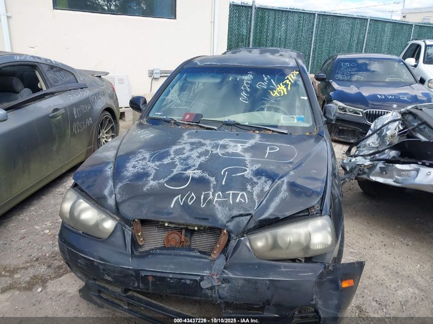 2002 Hyundai Elantra Gls VIN: KMHDN45D42U301464 Lot: 43437226