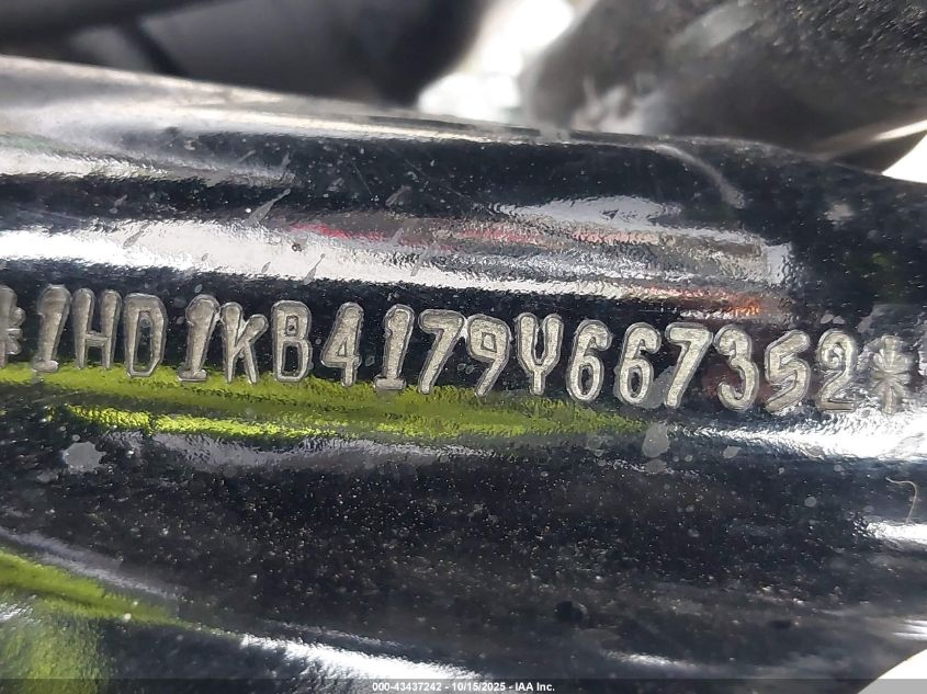 2009 Harley-Davidson Flhx VIN: 1HD1KB4179Y667352 Lot: 43437242