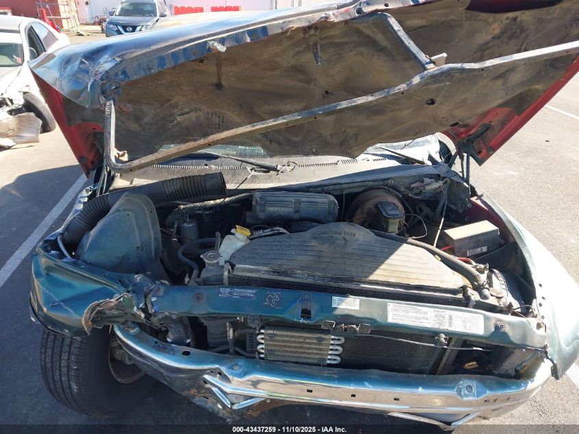 1996 Dodge Ram 1500 VIN: 1B7HC16Y6TS694358 Lot: 43437259