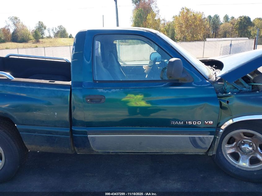 1996 Dodge Ram 1500 VIN: 1B7HC16Y6TS694358 Lot: 43437259