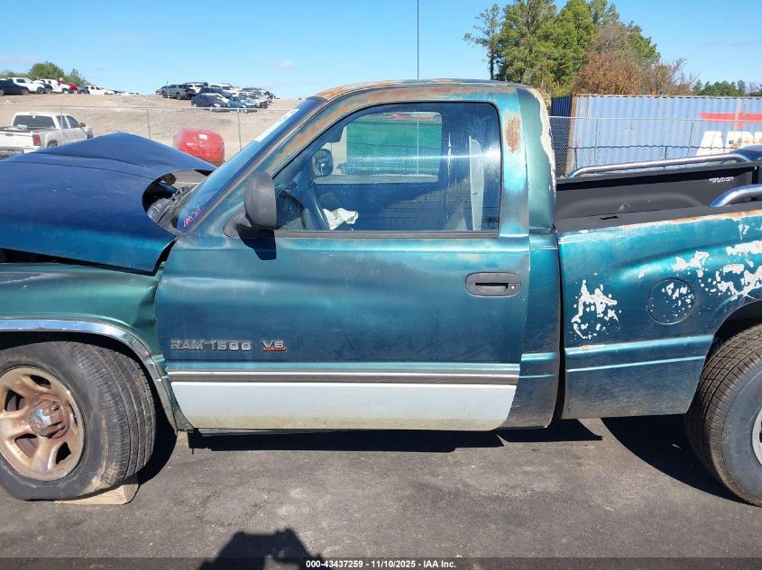 1996 Dodge Ram 1500 VIN: 1B7HC16Y6TS694358 Lot: 43437259