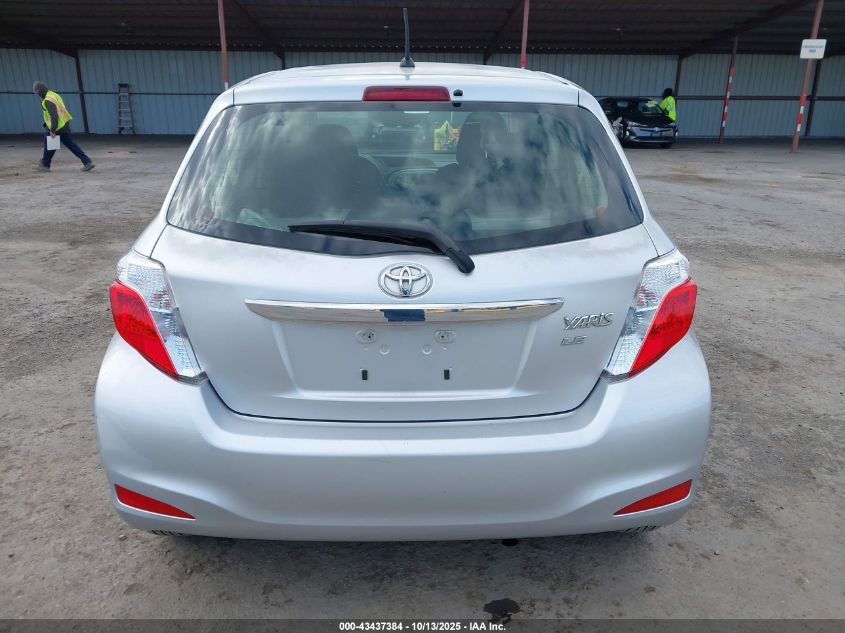 2012 Toyota Yaris Le VIN: JTDKTUD36CD520308 Lot: 43437384